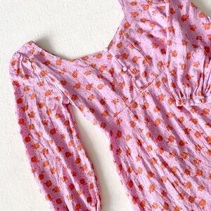 Billabong Floral Puff Sleeve Dress